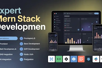 be your mern,pern full stack developer and saas web app expert