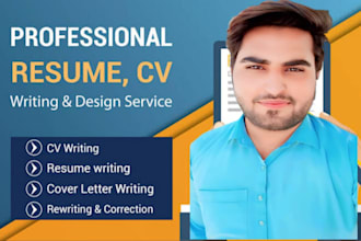 desing your resume , cv , and cover letter  expert cv maker