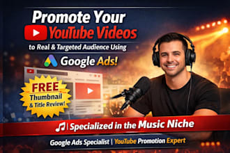 youtube video promotion via google ads to real and targeted audience