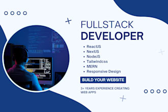 develop fullstack web apps with react, nextjs, and nodejs