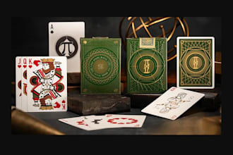 custom playing cards, poker cards, tarot cards board game cards box and rulebook