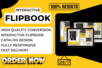 design product catalog, brochure, or digital flipbook