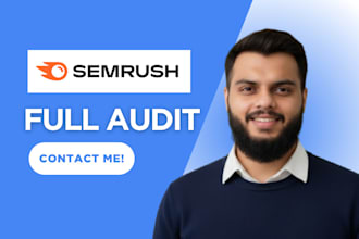 deliver a professional semrush SEO audit with pro solutions