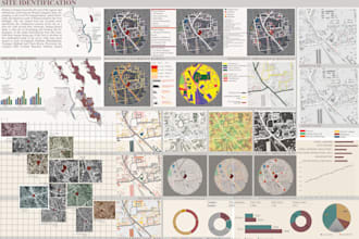 do architectural, urban analysis diagram