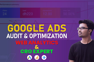 audit and optimize google ads, ppc campaign, performance max, SEM specialist