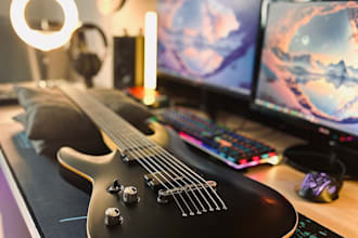 rerecord guitars of your demo