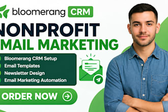 setup bloomerang crm nonprofit email tempate bloomerang crm email marketing