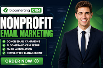 setup bloomerang crm nonprofit email tempate bloomerang crm email marketing