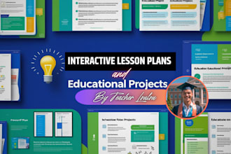 design interactive lesson plans, curriculum and ppts