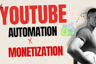 setup youtube automation channel, create 12 videos and monetize your channel