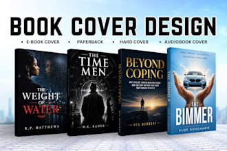 book cover design, modern minimalist ebook cover design, kdp book cover