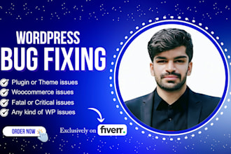 fix wordpress error, fix wordpress issues, wordpress bug fix, woocommerce fix