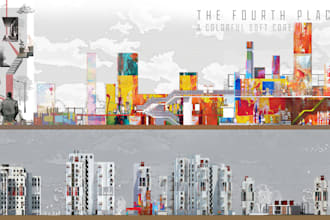 do urban analysis diagram in photoshop