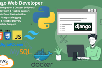 be your django developer for web apps, bug fixing, and API integration