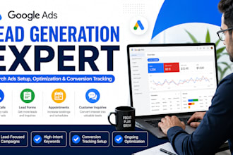 setup and manage google search ads for lead generation PPC campaigns