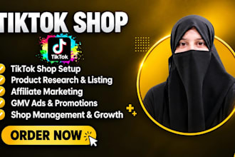 manage and setup tiktok shop, tik tok shop affiliate, and tiktok shop marketing