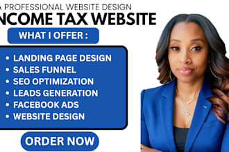 tax website finance website income tax website income tax leads