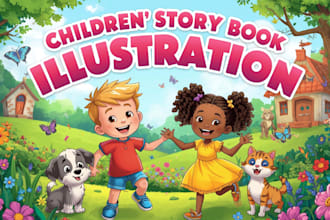illustrate children story book children story book llustration kids story book