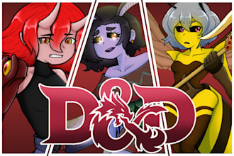 illustrate your unique dungeons and dragons character