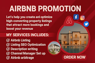 do airbnb promotion, vrbo marketing, vacation rental ads to boost booking