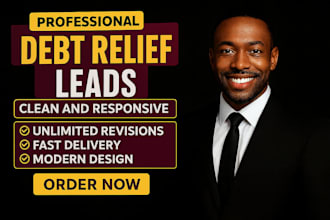 debt relief leads debt relief website debt settlement  leads debt relief leads