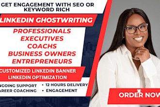 be your linkedin ghostwriter for thought leadership posts and content