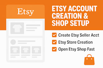 do etsy account creation etsy shop setup etsy store creation open etsy shop
