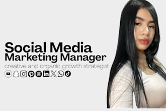 your social media manager for your instagram and tiktok