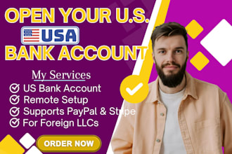 open a US business bank account for foreign llc owners and freelancers