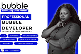 build no code app using bubble, flutterflow bubble saas mvp developer