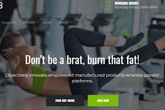design squarespace fitness website gym website yoga website coaching  website