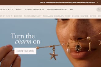 design jewelry shopify store jewelry website necklace wristwatch earrings store
