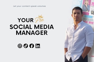 be your social media manager