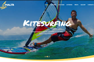 design squarespace diving center website snorkeling scuba instructor website