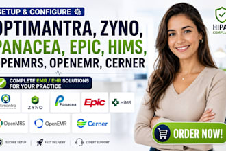 setup optimantra zyno panacea epic hims openmrs openemr cerner pabua