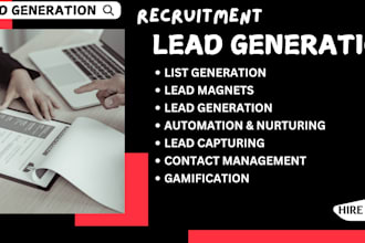produce recruitment leads, increase success hiring