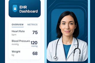 develop hipaa compliant ai telehealth app with ehr integration and voice bot