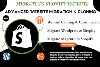 copy clone website move website migrate to shopify wordpress to shopify backup