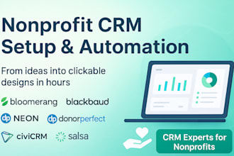 do non profit crm setup civicrm salsa bloomerang blackbaud donorperfect neon crm
