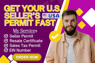 get your US seller permit or reseller certificate