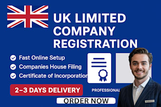 register your UK limited company with companies house