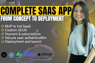 build a complete saas application from concept to deployment
