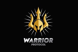 design helmet supplement brand logo