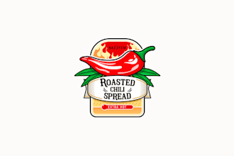 design trustworthy chili pepper colorful logo