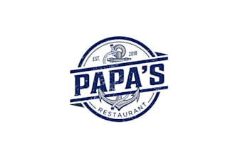 design perfect breakfast buffet restaurant logo