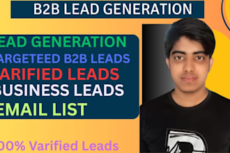 do targeted b2b lead generation with verified emails for your business