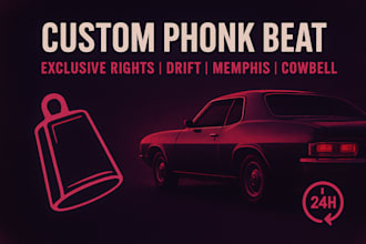 produce professional phonk beat with exclusive rights