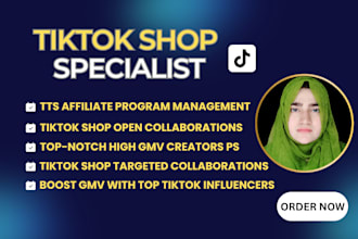 manage tiktok shop affiliate and influencer outreach to boost sales