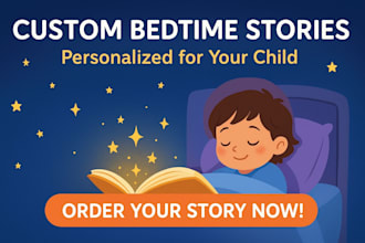 create a custom personalized bedtime story or short story