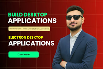 create desktop application, electron desktop app, web app